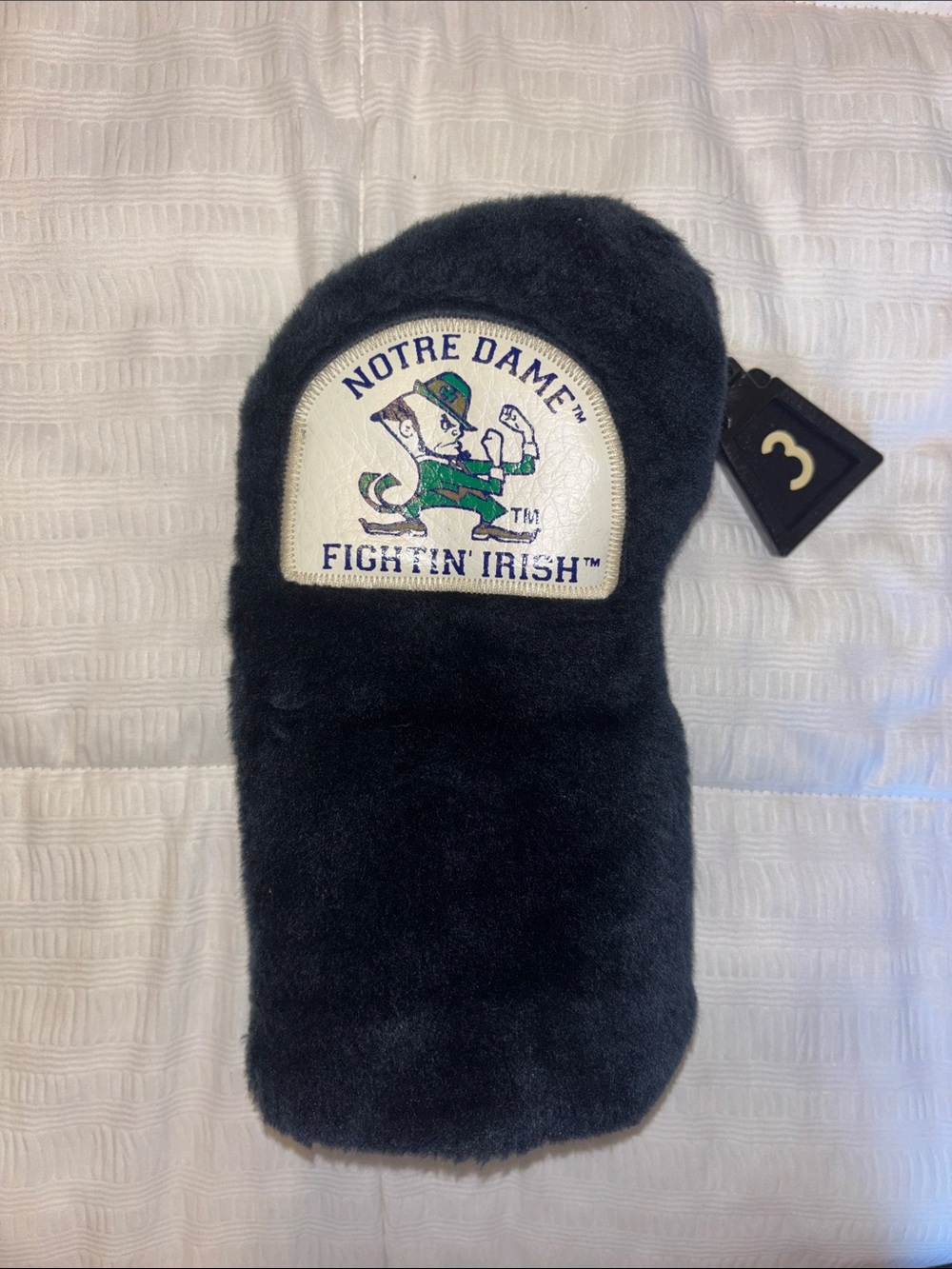 Vintage 80s/90s Notre Dame Fightin’ Irish Golf Headcover Jones Sports Co.